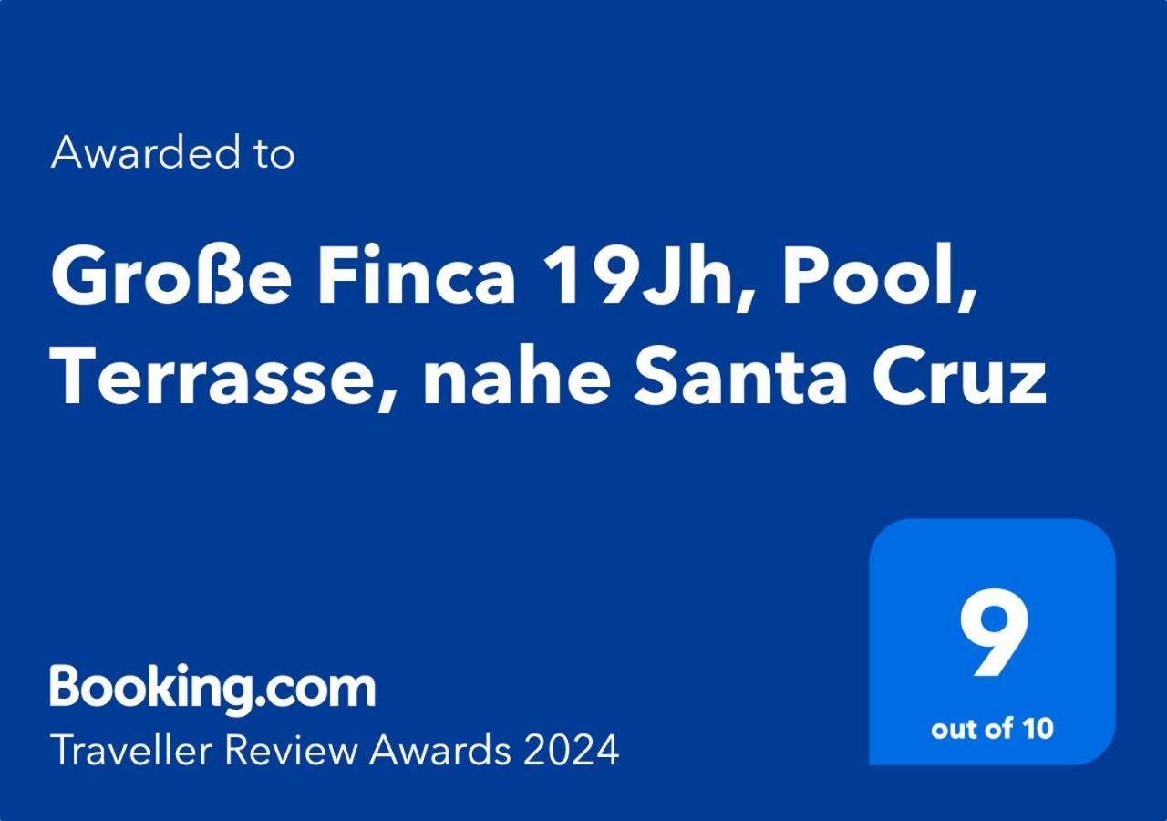 Grosse Finca 19Jh, Pool, Terrasse, Nahe Santa Cruz Santa Cruz de la Palma  Exterior photo